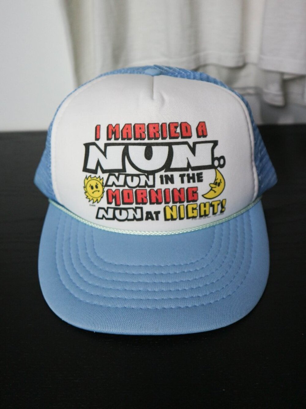 1983 I Married a Nun Humour Trucker Hat Vintage